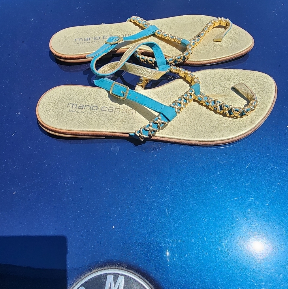 Mario Caponi - Sandal Italian made size women size 6.5 - Picture 5 of 6